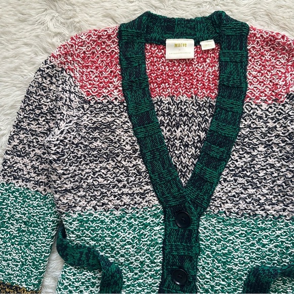 Anthropologie Maeve Sweater Harmony Cardigan Long Sleeve Button Front Knit Sz S - Picture 6 of 14